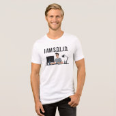 Ich bin S.O.L.I.D. Tri-Blend Shirt (Vorderseite voll)