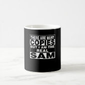 Ich bin Sam Funny Personalisierter Spaß Kaffeetasse (Mittel)