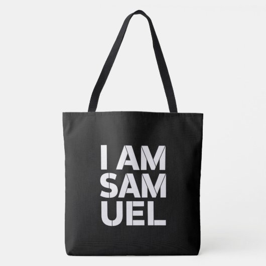 Ich bin Samuel Tasche (Vorderseite)