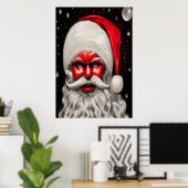 Ich bin Santa Claus | AI Art Poster (Heimbüro)