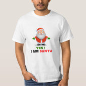 Ich bin Santa Mens T - Shirt (Vorderseite)