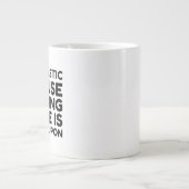 Ich bin sarkastisch Jumbo-Tasse (Vorderseite)