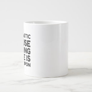Ich bin sarkastisch Jumbo-Tasse