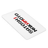 ICH BIN SATOSHI NAKAMOTO MAGNET (Rechte Seite)