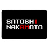 ICH BIN SATOSHI NAKAMOTO MAGNET (Horizontal)