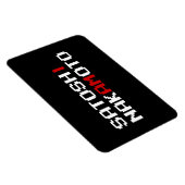 ICH BIN SATOSHI NAKAMOTO MAGNET (Rechte Seite)