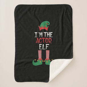 Ich bin Schauspieler Elf - Familie passt Weihnacht Sherpadecke