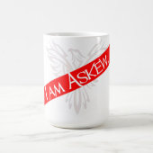 "Ich bin schiefwinklige" verwandelnde Kaffee-Tasse Verwandlungstasse (Zentrum)