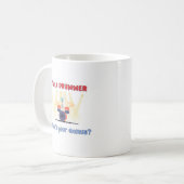 Ich bin Schlagzeuger. Was ist deine Ausrede? Kaffeetasse (Vorderseite Links)