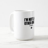 Ich bin schlechter Kaffee Kaffeetasse (Vorderseite Links)