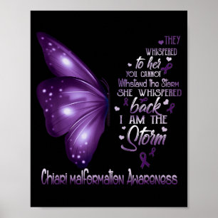Ich bin Schmetterling für das Bewusstsein für Chia Poster