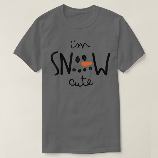 Ich bin Schnee-Süsse T-Shirt (Design vorne)
