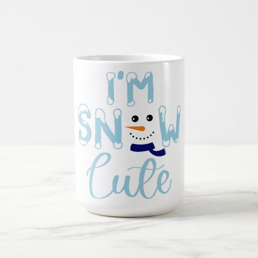 Ich bin schneeNiedlich Kaffeetasse (Mittel)