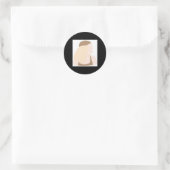 Ich bin schön! Aufkleber4 Runder Aufkleber (Tasche)