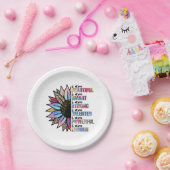 Ich bin schön, ich bin intelligent, ich bin stark  pappteller (Party)