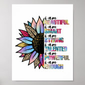 Ich bin schön, ich bin intelligent, ich bin stark poster (Vorne)