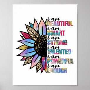 Ich bin schön, ich bin intelligent, ich bin stark poster