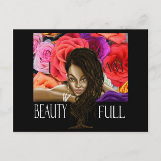 Ich bin schön postkarte