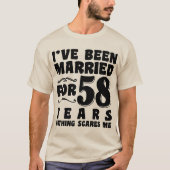 Ich bin schon seit 58 Jahren Verheiratet. Husband  T-Shirt (Vorderseite)