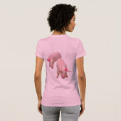 Ich bin schön T-Shirt (Schwarz voll)