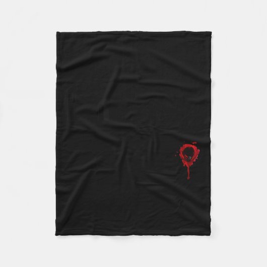 Ich bin schöne blutige lustige Horror Halloween Mä Fleecedecke (Vorderseite)