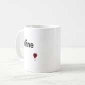 Ich bin schöne blutige lustige Horror Halloween Mä Kaffeetasse (Vorderseite Links)