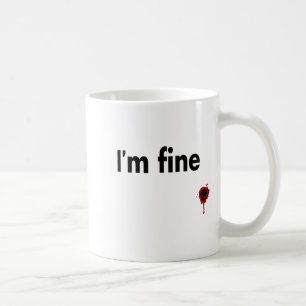 Ich bin schöne blutige lustige Horror Halloween Mä Kaffeetasse