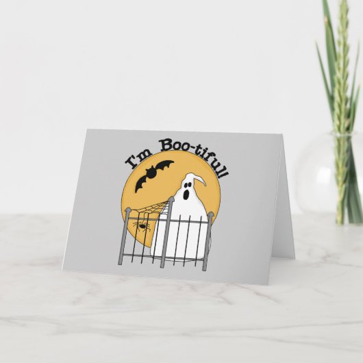 Ich bin schöne Halloween-T - Shirt und -Geschenke Karte (Vorderseite)