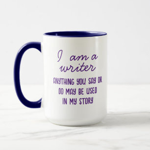 Ich bin Schriftsteller, Geschenk für Autor Tasse