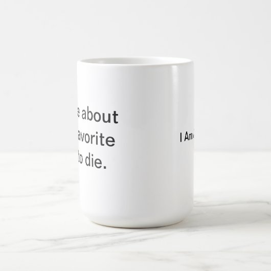 Ich bin Schriftstellerin Kaffeetasse (Mittel)