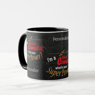 Ich bin Schulberater, was ist deine Superkraft? Tasse