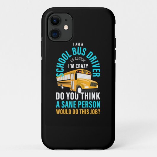 Ich bin Schulbusfahrer Case-Mate iPhone Hülle (Rückseite)