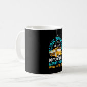 Ich bin Schulbusfahrer Kaffeetasse (Vorderseite Links)