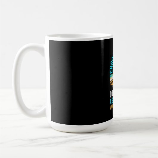 Ich bin Schulbusfahrer Kaffeetasse (Links)