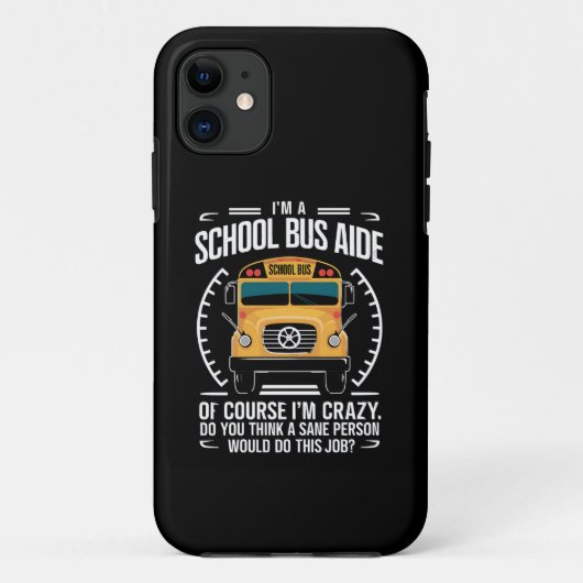 Ich bin Schulbusfahrerin, die zur Schule zurückfli Case-Mate iPhone Hülle (Rückseite)