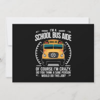 Ich bin Schulbusfahrerin, die zur Schule zurückfli