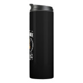 Ich bin Schulbusfahrerin, die zur Schule zurückfli Thermosbecher (Nach rechts gedreht)