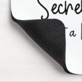Ich bin Schulsekretärin und kein Magier Mousepad (Ecke)