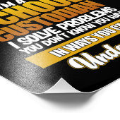 Ich bin Schulverwahrer Karriere Janitor Wertschätz Fotodruck (Ecke)