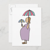 Ich bin schwanger ankündigungspostkarte (Vorne/Hinten)