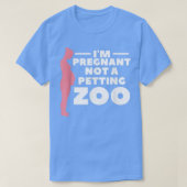 Ich bin schwanger, nicht ein verführerischer Zooge T-Shirt (Design vorne)