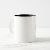 Ich bin schwanger zweifarbige tasse (Vorderseite Links)