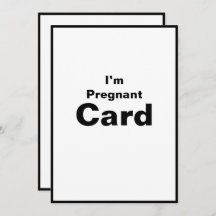 Ich bin schwangere Schwangerschaft Baby Girl Baby