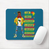 Ich bin schwarz kinder geschichte monat afrikanisc mousepad (Mit Mouse)
