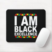 Ich bin schwarze Exzellenz Schwarze Geschichte Mon Mousepad (Mit Mouse)