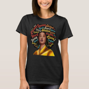 Ich bin schwarze Exzellenz starke Frau schwarze Ge T-Shirt