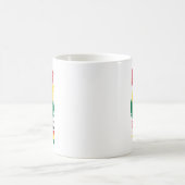 Ich bin schwarze Geschichte Afro Boy Little Melani Kaffeetasse (Mittel)