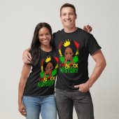 Ich bin schwarze Geschichte BHM Black Pride Black T-Shirt (Unisex)