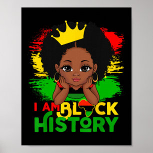 Ich bin Schwarze Geschichte Bhm Schwarzer Stolz Sc Poster