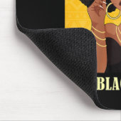 Ich bin schwarze Geschichte erzogen Königin Afrika Mousepad (Ecke)